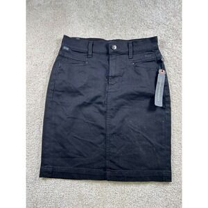 Citizens Of Humanity Womens Size 24 Havana Pencil Skirt Star Black‎ Denim New